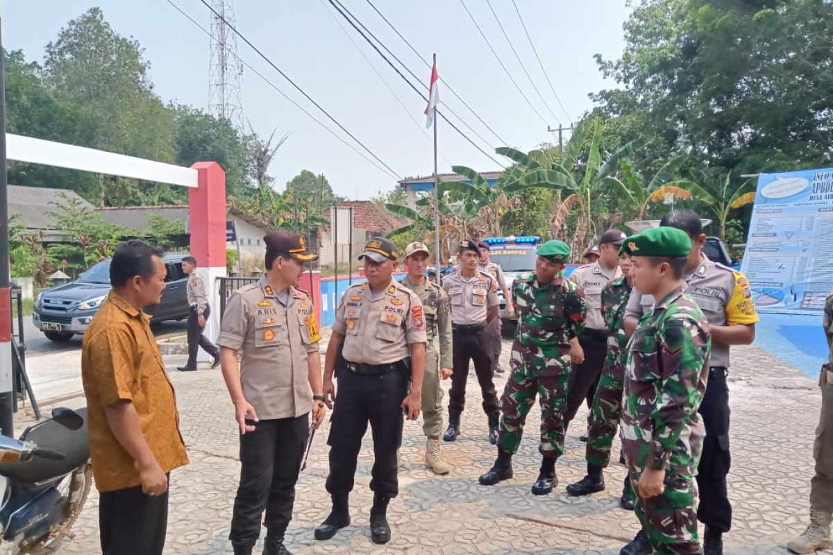 Kapolres Bangka lakukan pengecekan TPS Pilkades