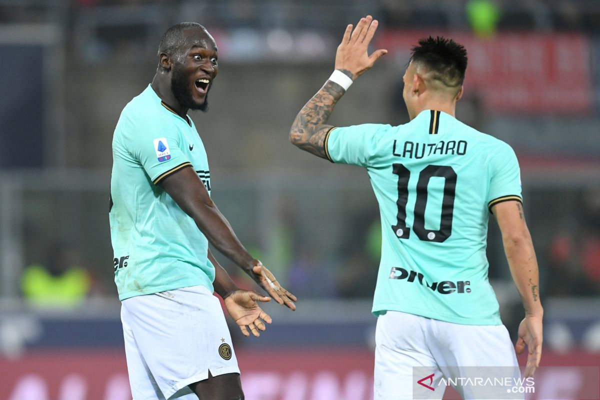 Liga Italia, dua gol Lukaku menangkan Inter Milan 2-1 atas Bologna