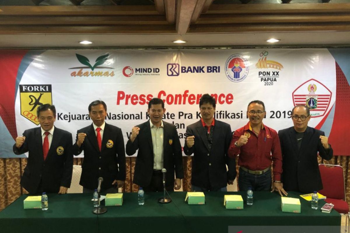 71 wasit karate terbaik diturunkan dalam Kejurnas Pra-PON 2019