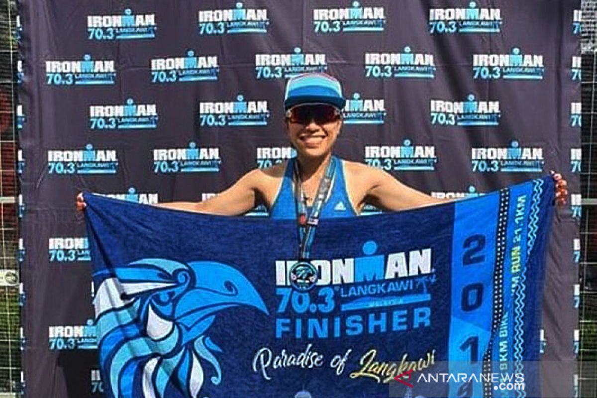 Mahalia Pantja asal Bali sandang predikat "Ironman"