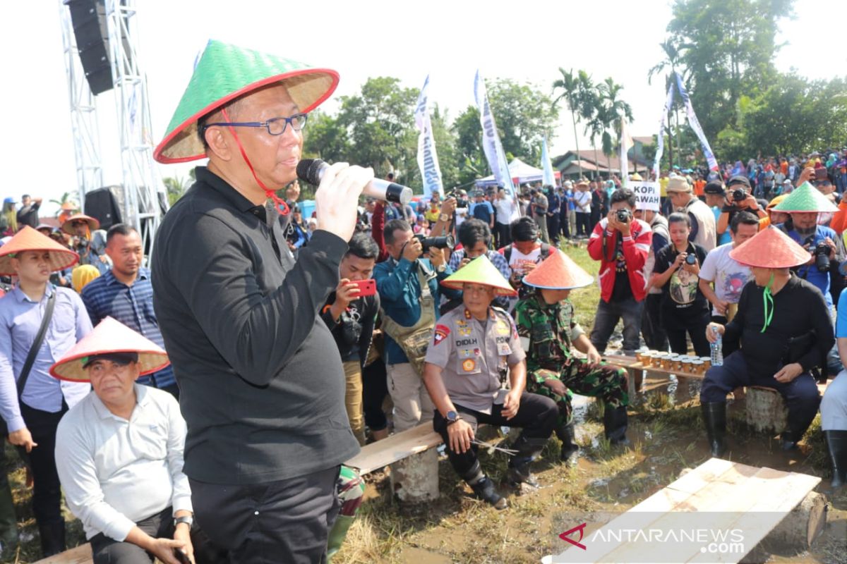 Gubernur berharap tanam padi milenial Kubu Raya tingkatkan hasil panen