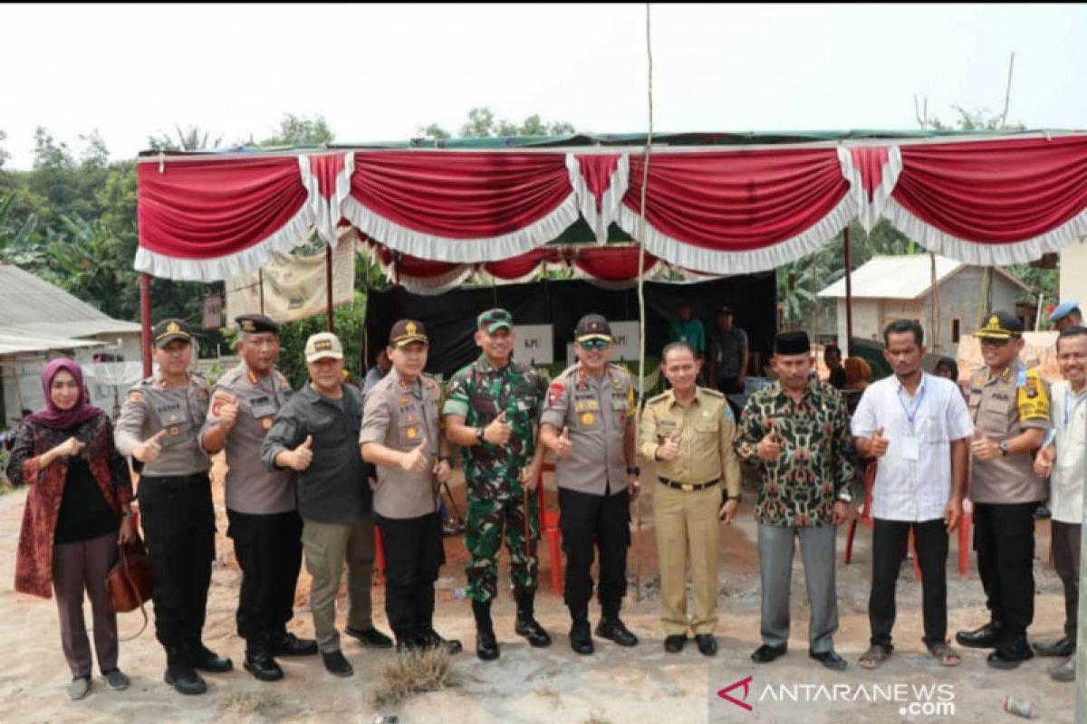 Kapolda Babel tinjau pelaksanaan pilkades serentak di Bangka