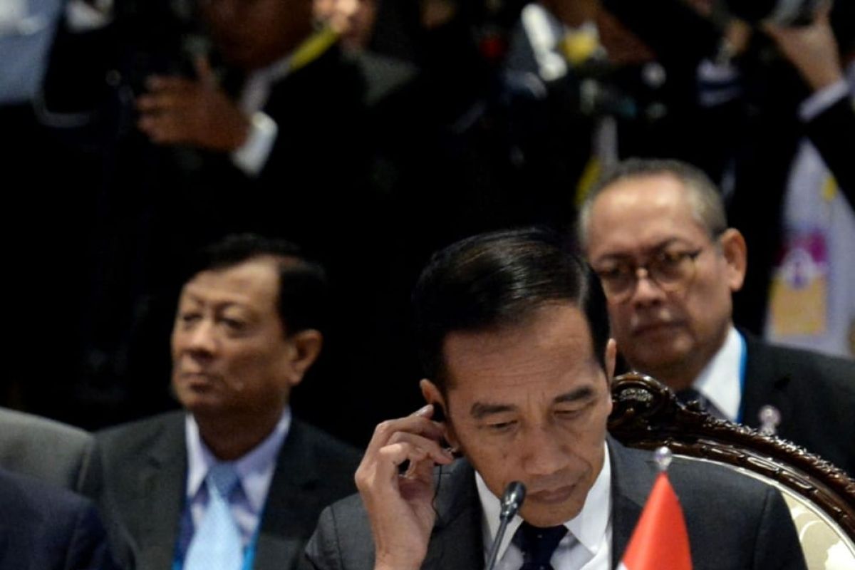 Presiden jokowi sampaikan pandangan untuk pemulihan situasi di Rakhine State