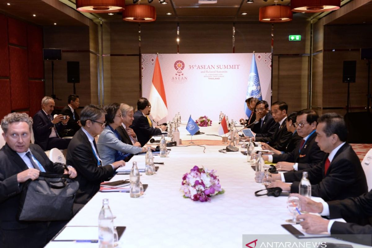 Sekjen PBB Antnio Guterres apresiasi peran Indonesia di Dewan Keamanan PBB