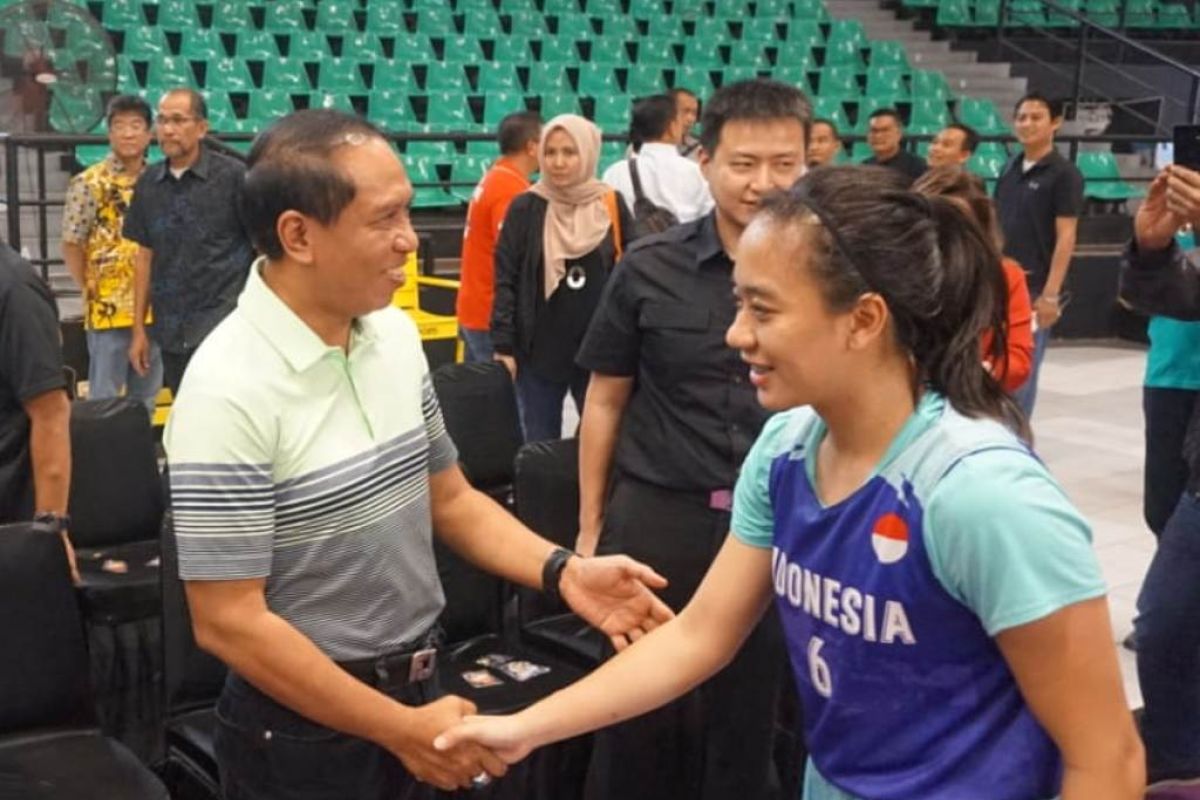 Menpora Zainuddin minta pebasket Indonesia tak minder di lapangan