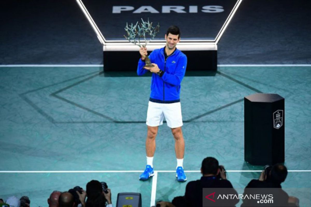 Djokovic juara Paris Masters untuk kelima kalinya