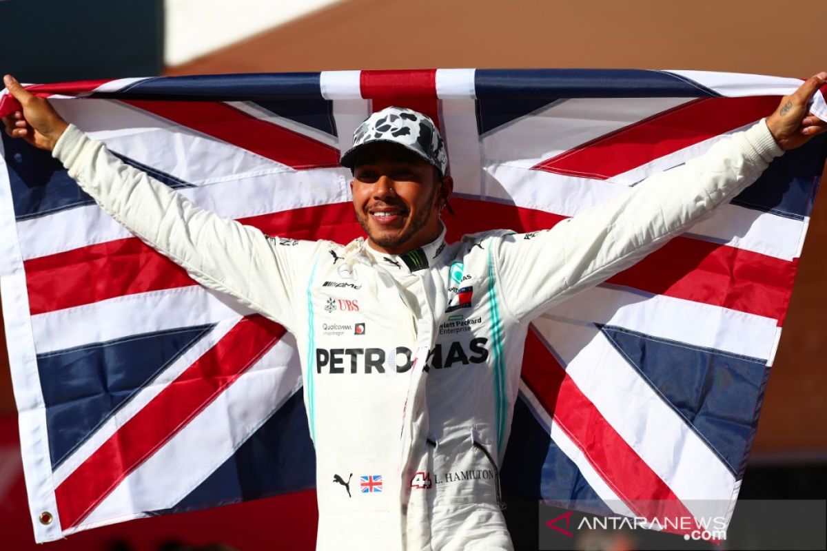 Lewis Hamilton kunci gelar juara dunia Formula 1 ke-6 kali