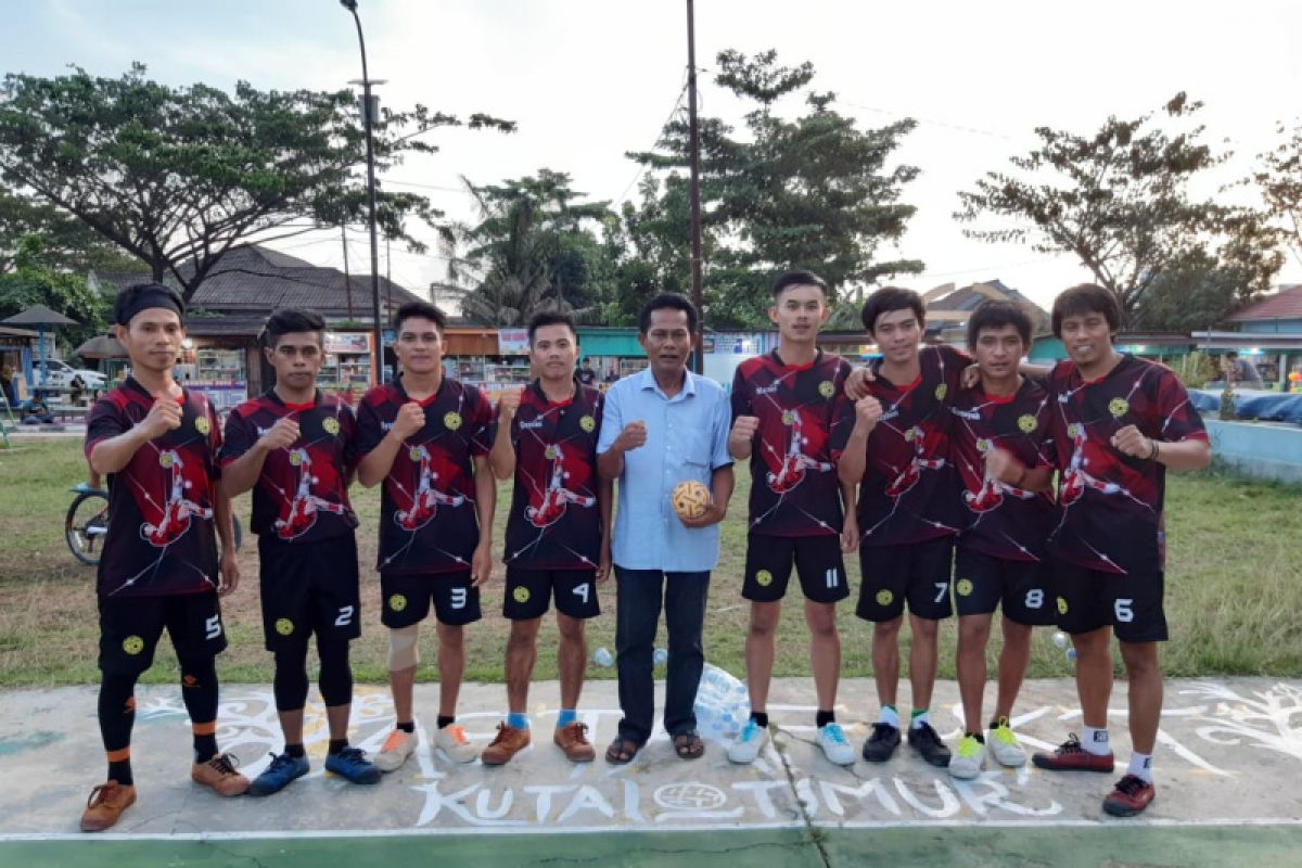 IPSKT Kutim dominasi  turnamen sepak Takraw KNPI Cup