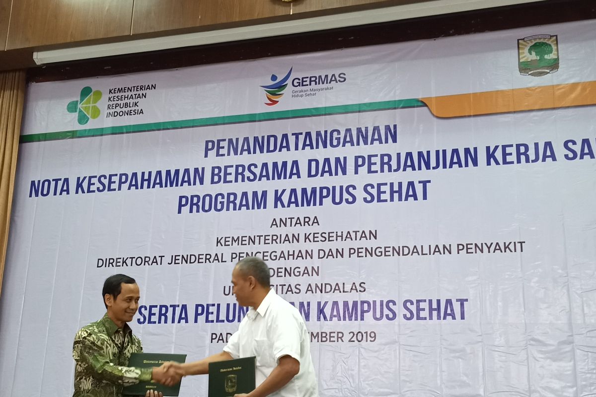 Kemenkes RI bersama Unand Padang luncurkan program Kampus Sehat