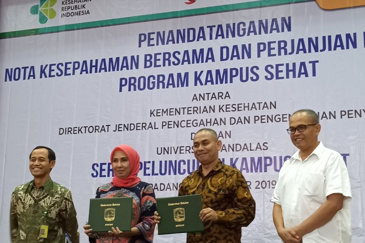 Kemkes RI dan Unand Padang luncurkan program kampus sehat