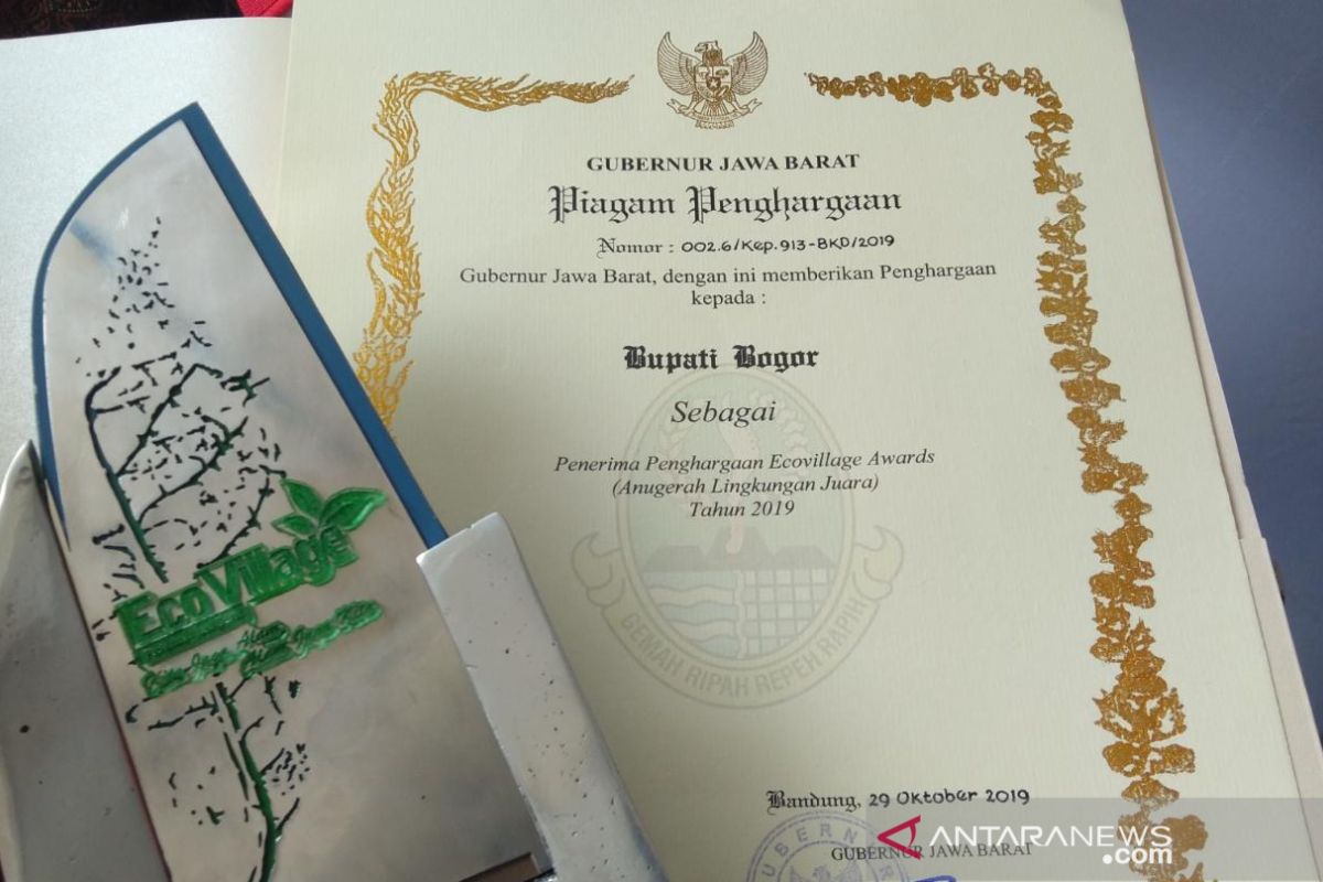 Pemkab Bogor raih penghargaan di Ecovillage Award 2019