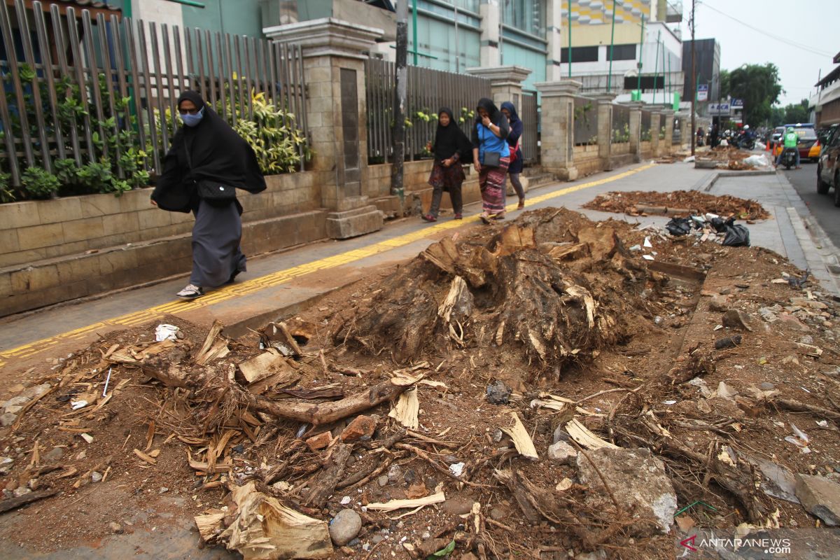 Bina Marga DKI: Revitalisasi trotoar berjalan meski anggaran dipangkas