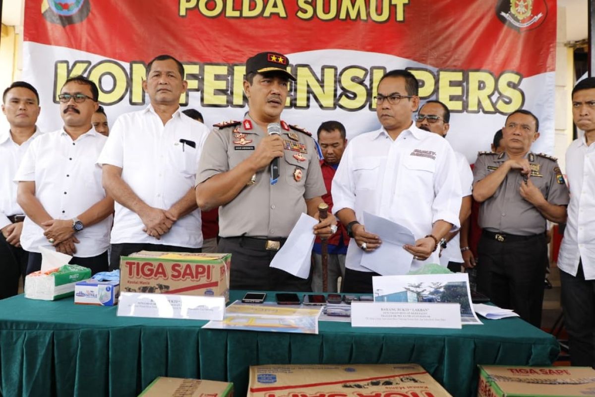 Polda Sumut ringkus perampok truk pengangkut getah karet