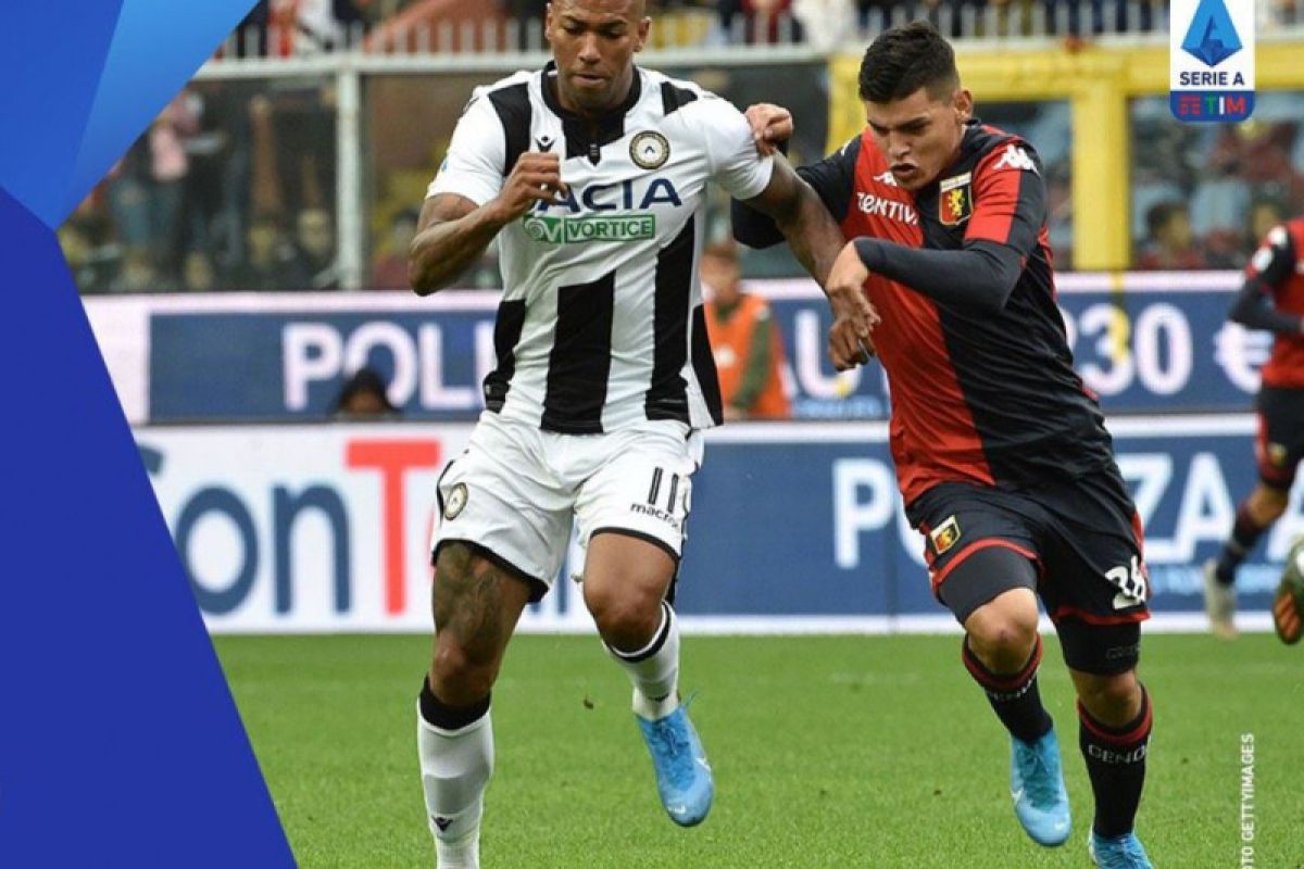 Udinese petik tiga poin di kandang Genoa