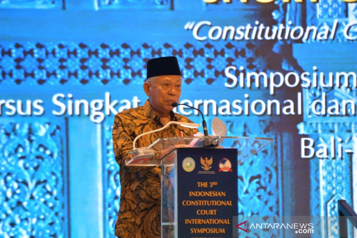 Ma'ruf Amin stresses on stringent law enforcement in Indonesia