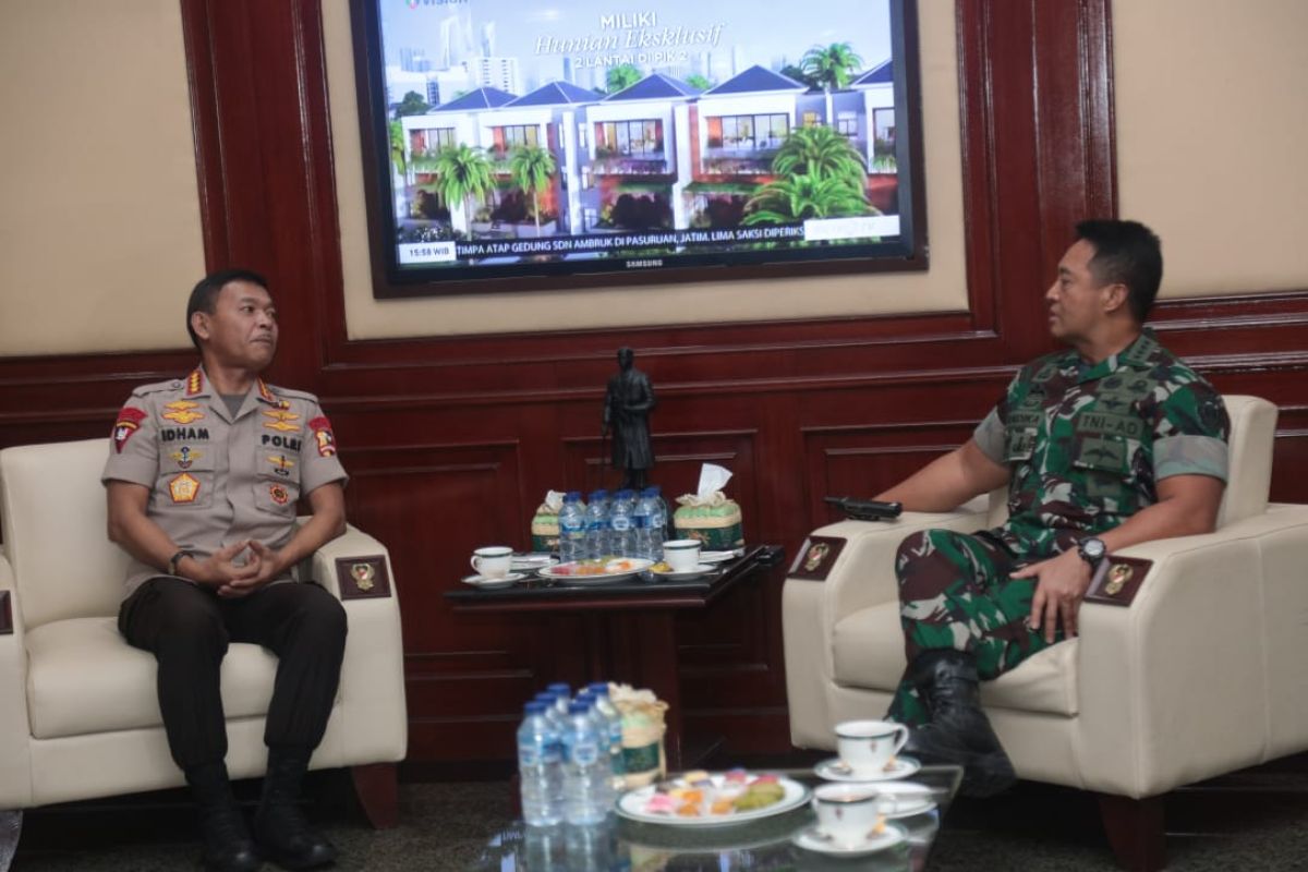 Pertemuan Kapolri-KSAD demi kuatkan sinergitas Polri-TNI