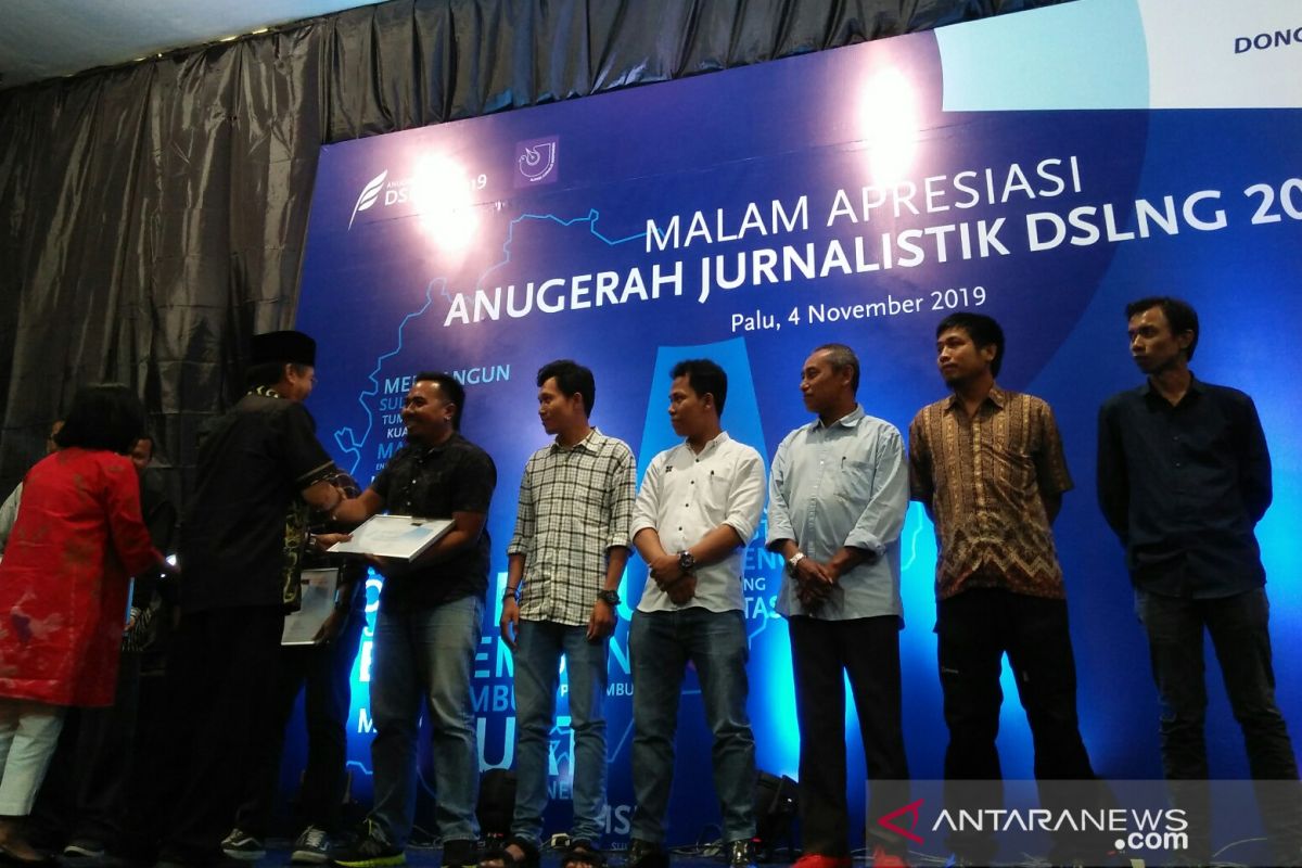 Gubernur Sulteng minta Anugerah Jurnalistik DSLNG jadi agenda tahunan