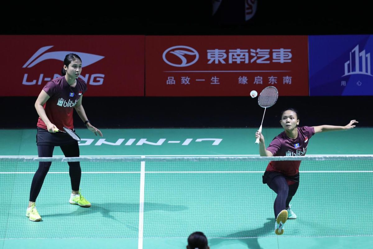 Della/Rizki tumbang di tangan unggulan keempat  Fuzhou China Open