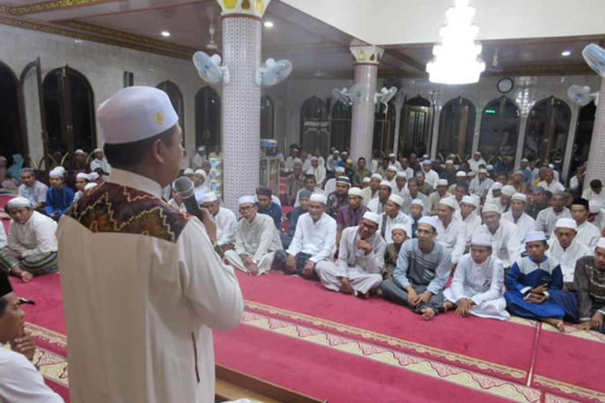 Ibnu Sina jadi penceramah agama Peringatan Maulid Nabi di Masjid Nurul Iman Muara Tatah Belayung,