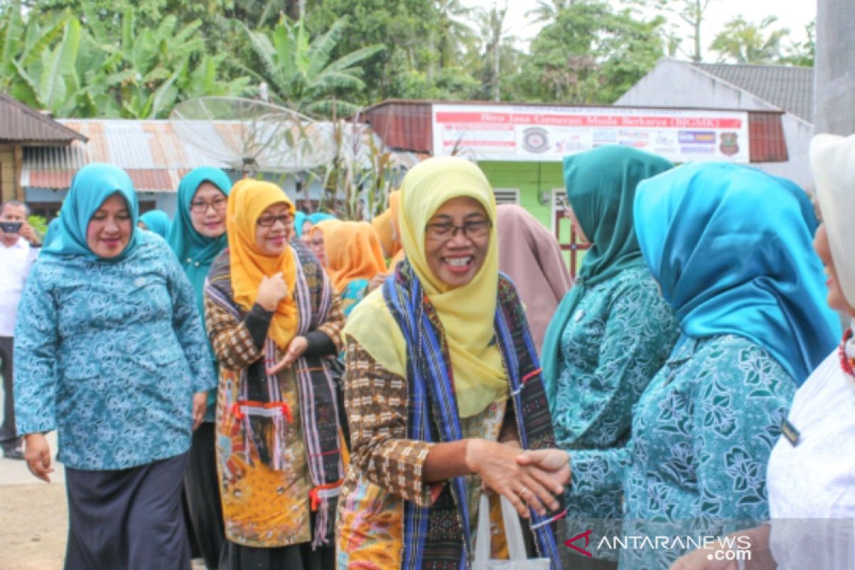 PKK Sumut kunjungi dan evaluasi Padangsidimpuan