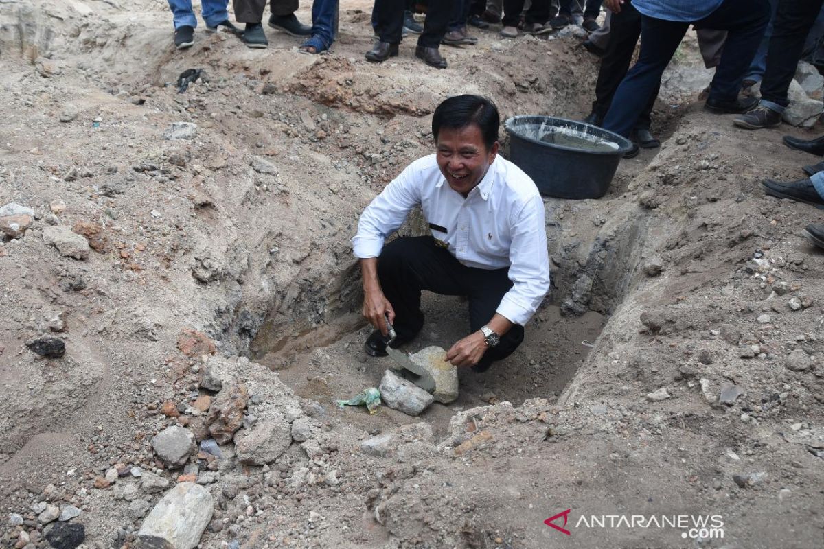 Pemerintah Kabupaten Bangka Tengah bantu pembangunan rumah gadang perantau Minang