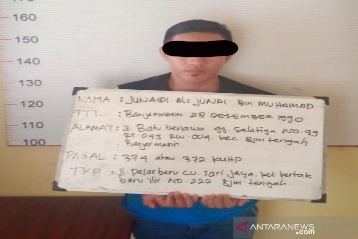 Ditangkap, Sales CV Sari Jaya gelapkan uang perusahaan puluhan juta rupiah