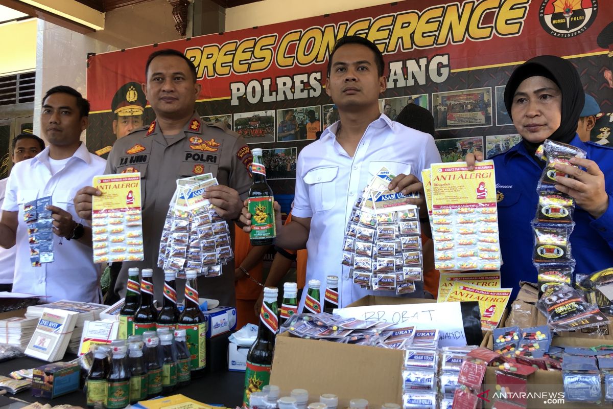 Kasus peredaran obat tanpa izin diungkap Polres Malang