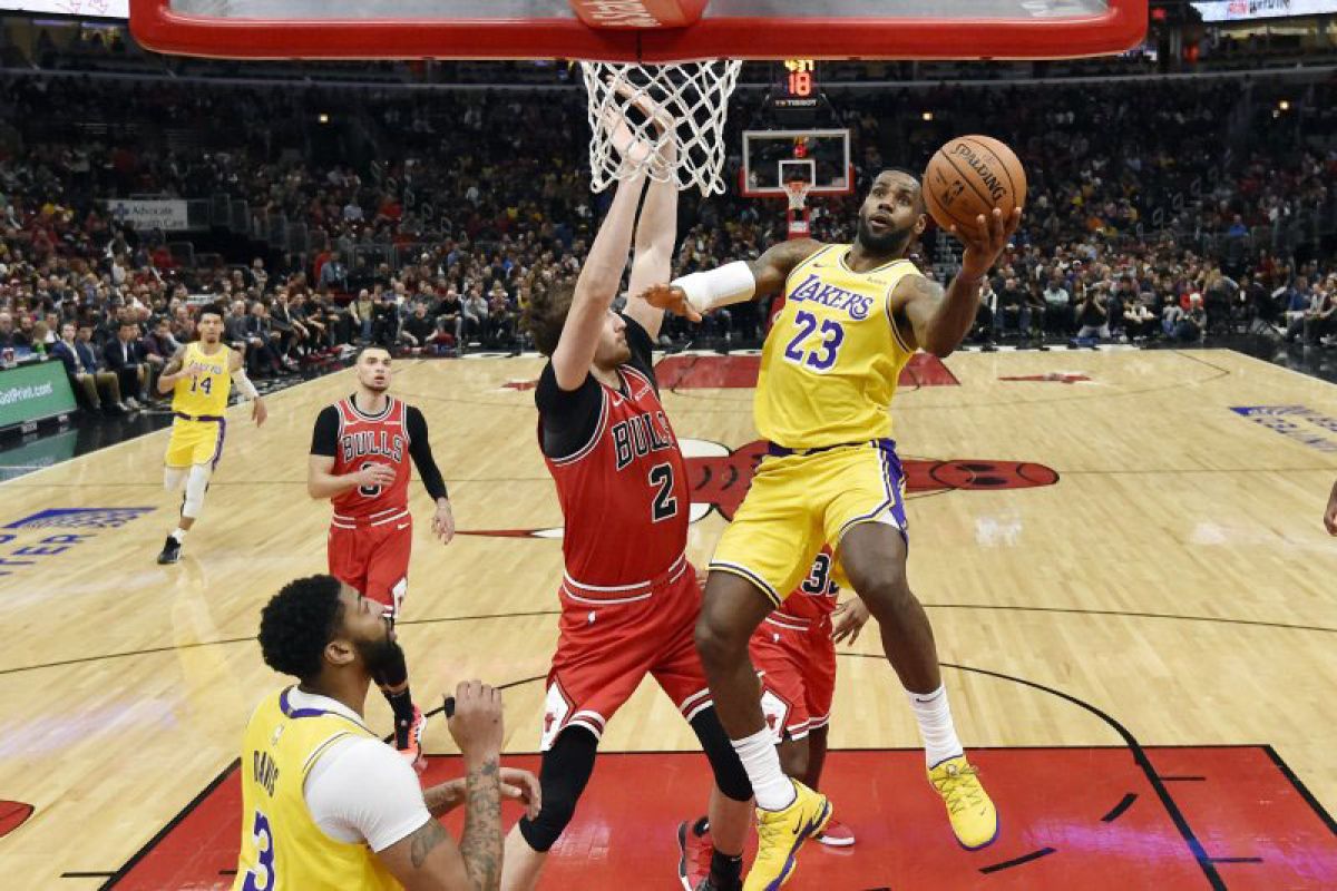 Lakers taklukan tuan rumah Chicago Bulls