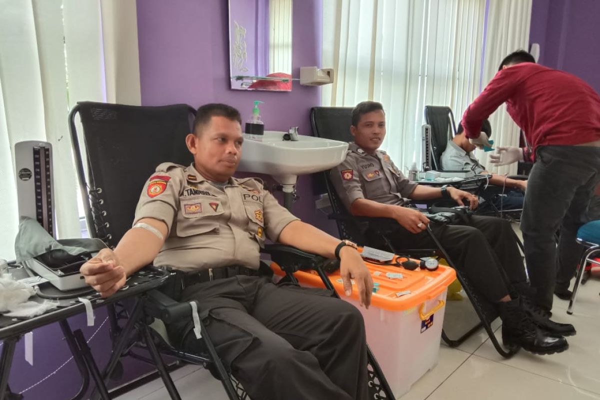 Polres Bangka gelar kegiatan donor darah