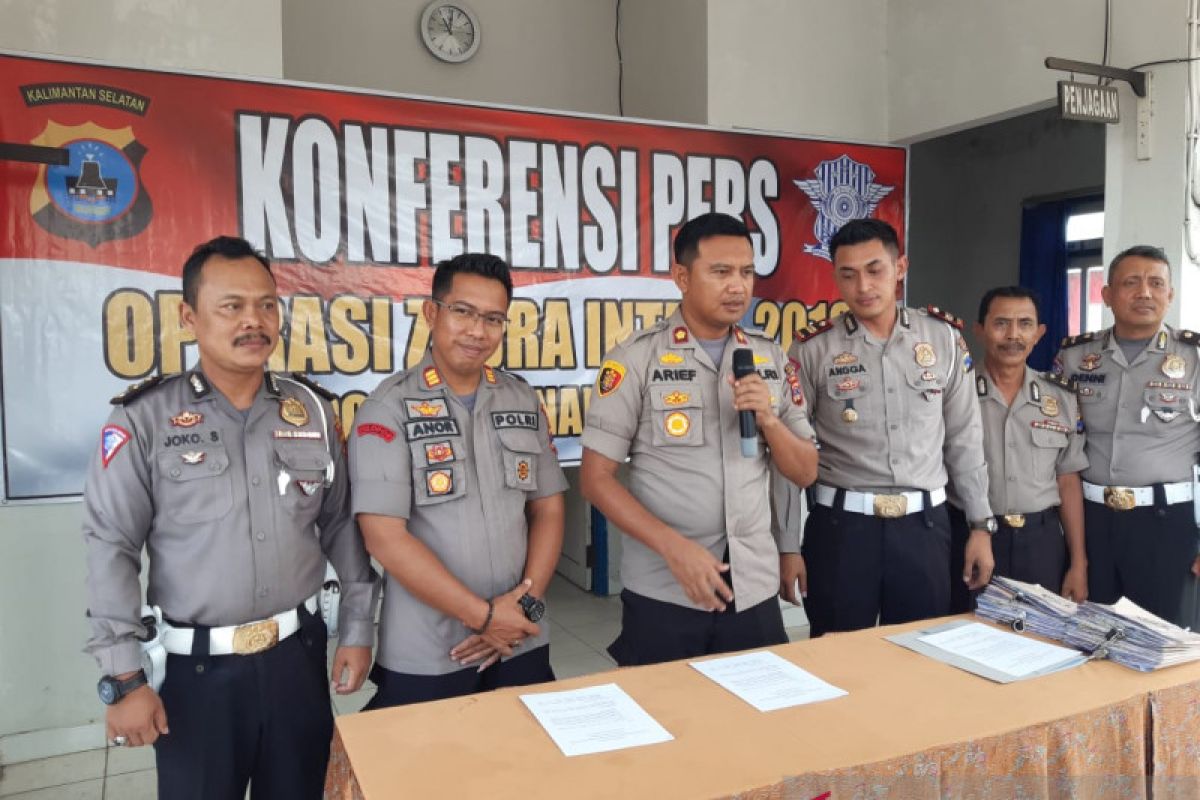 Polres Tanah Tumbu ekspos hasil operasi zebra intan 2019