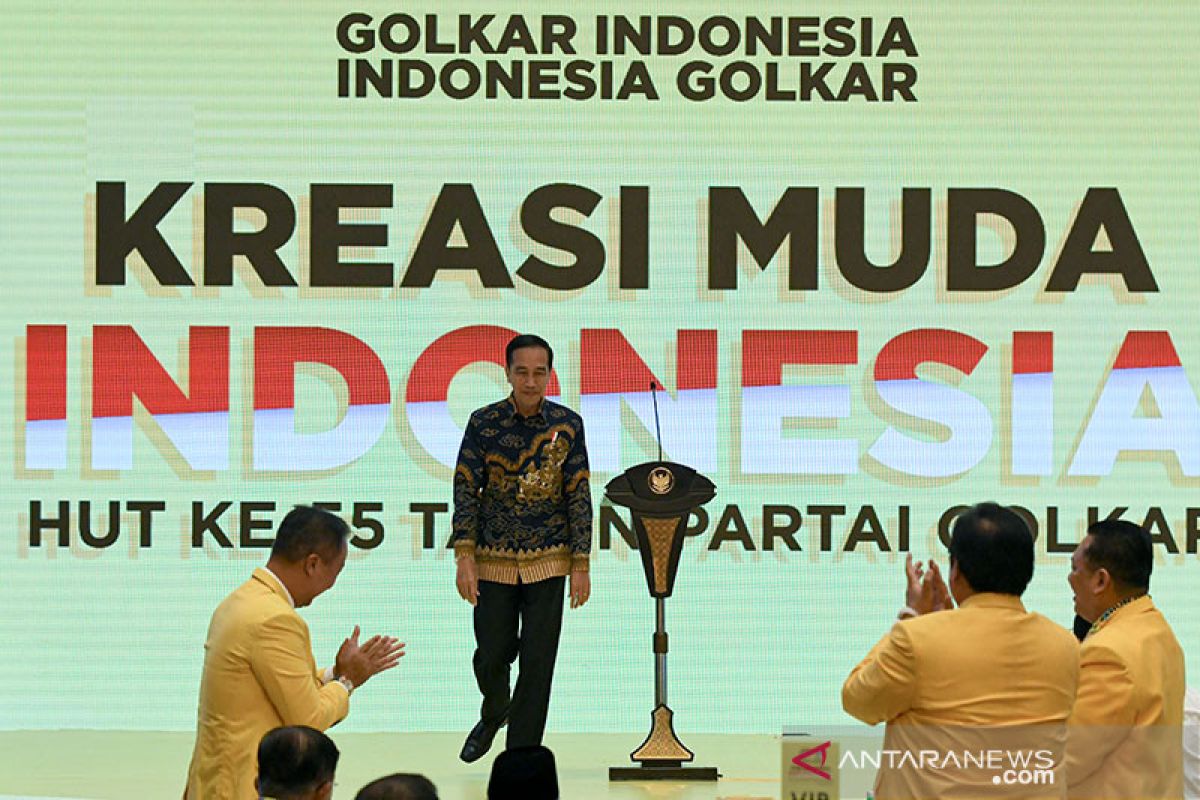 Pengamat: Siapa pun calon ketum Golkar pasti dirangkul Jokowi