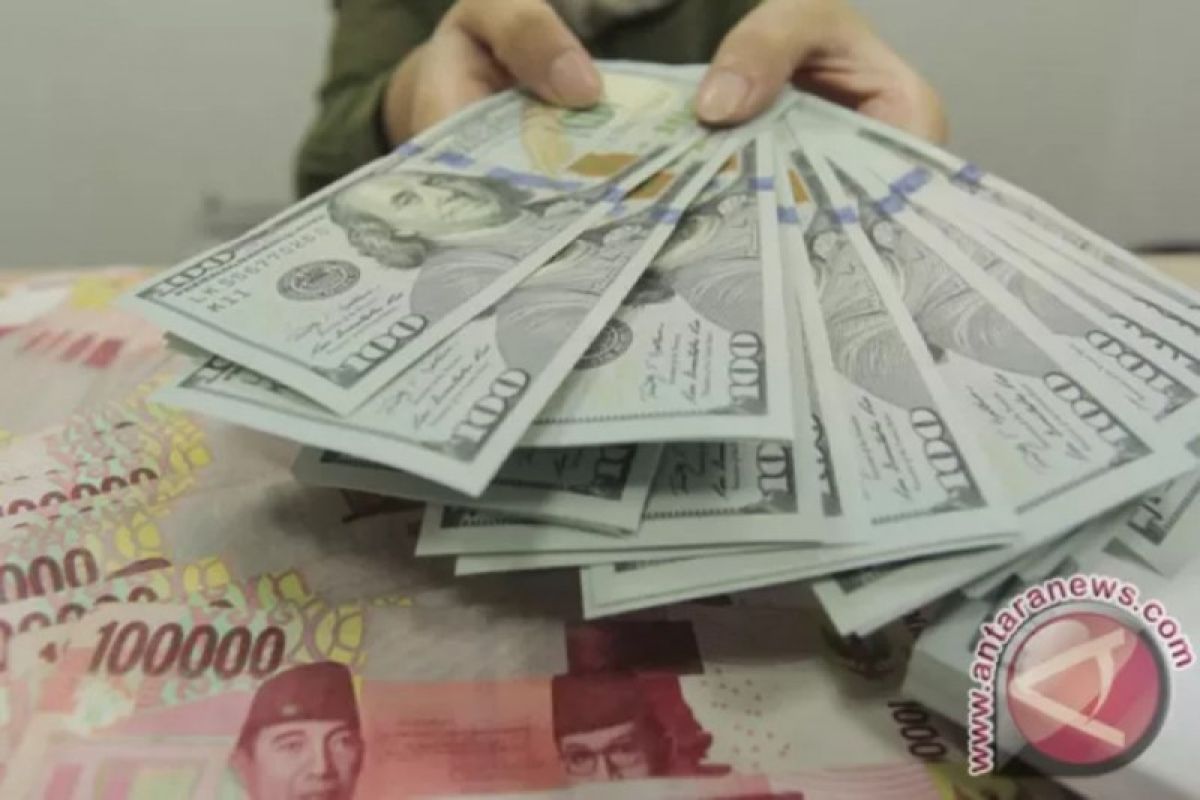 Rupiah Rabu sore anjlok 25 poin, dibayangi sentimen negatif global