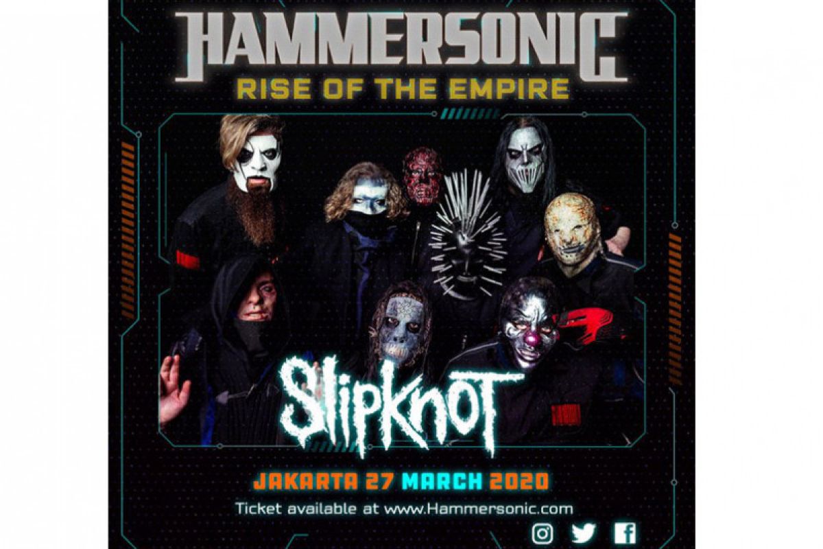 Slipknot tampil di Hammersonic 2020, ini harga tiket masuknya