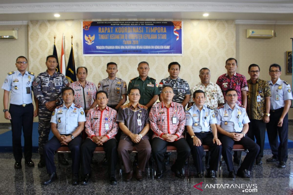 Imigrasi Tahuna gelar Rakor Timpora di Sitaro