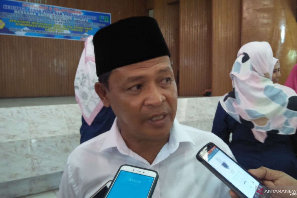 Besaran tagihan langganan SMS ke PDAM Padang Pariaman sekitar Rp100 juta perbulan