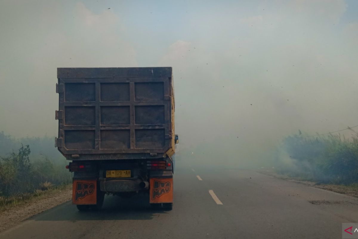 Pembakaran lahan masih terjadi