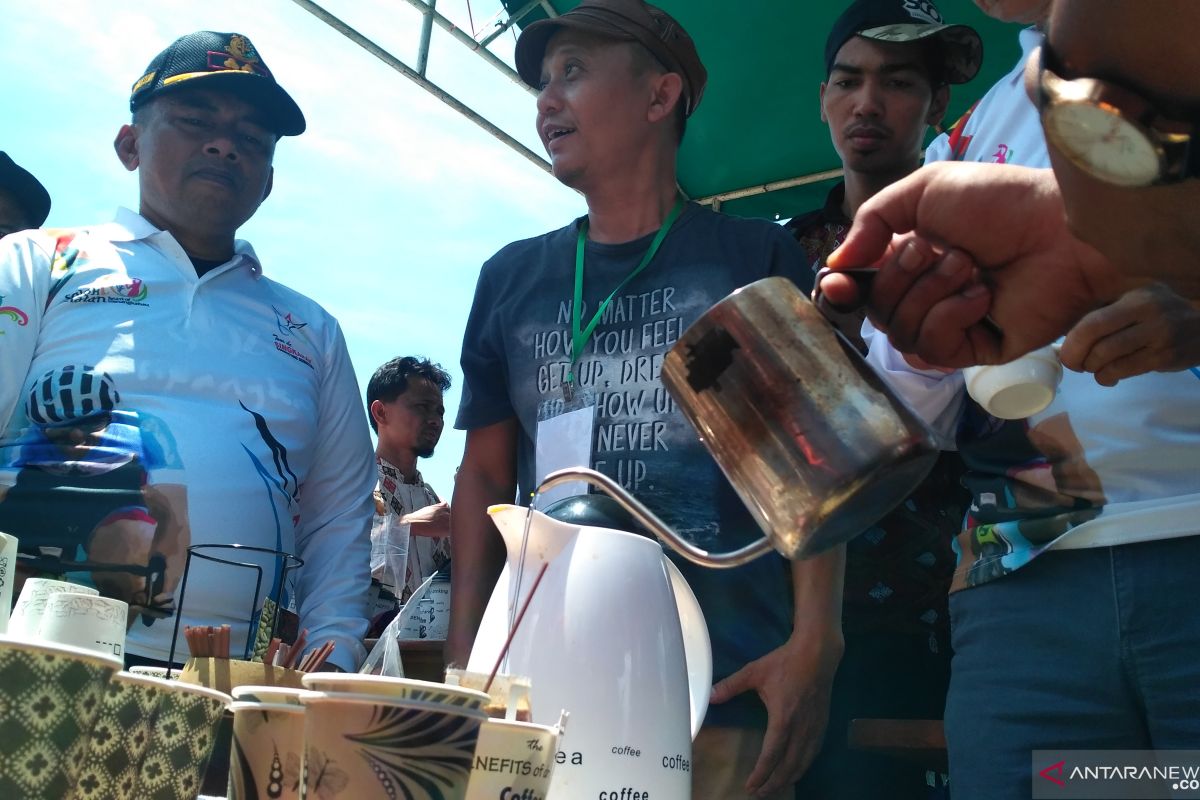 Ayo buruan, ada kopi gratis untuk pengunjung TdS saat finis di Solok Selatan