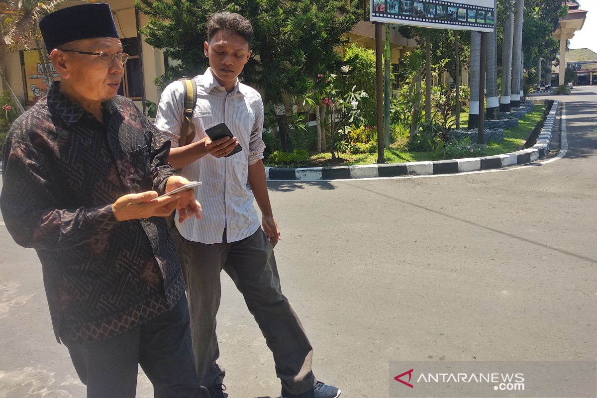 Sekda Lombok Utara memberi klarifikasi ke penyidik Polda NTB