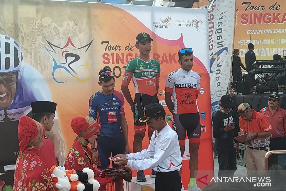 Rustom Lim tercepat di etape terpanjang TdS 2019