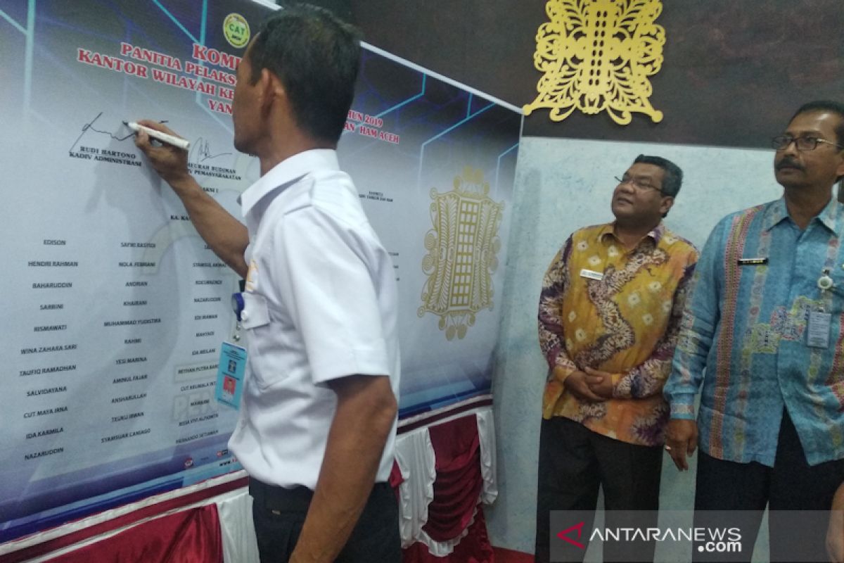 Kemenkumham Aceh tegaskan penerimaan CPNS bebas KKN