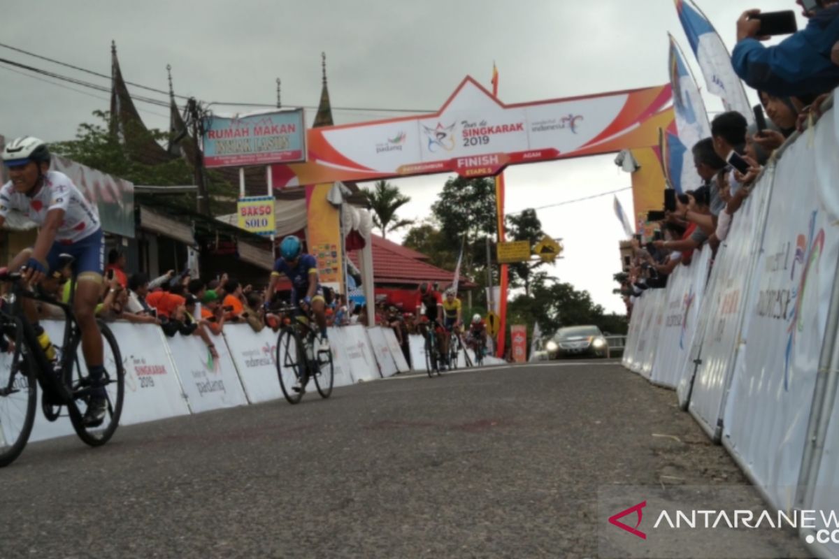 Etape terpanjang Tour de Singkarak 2019 menantang pembalap di Solok