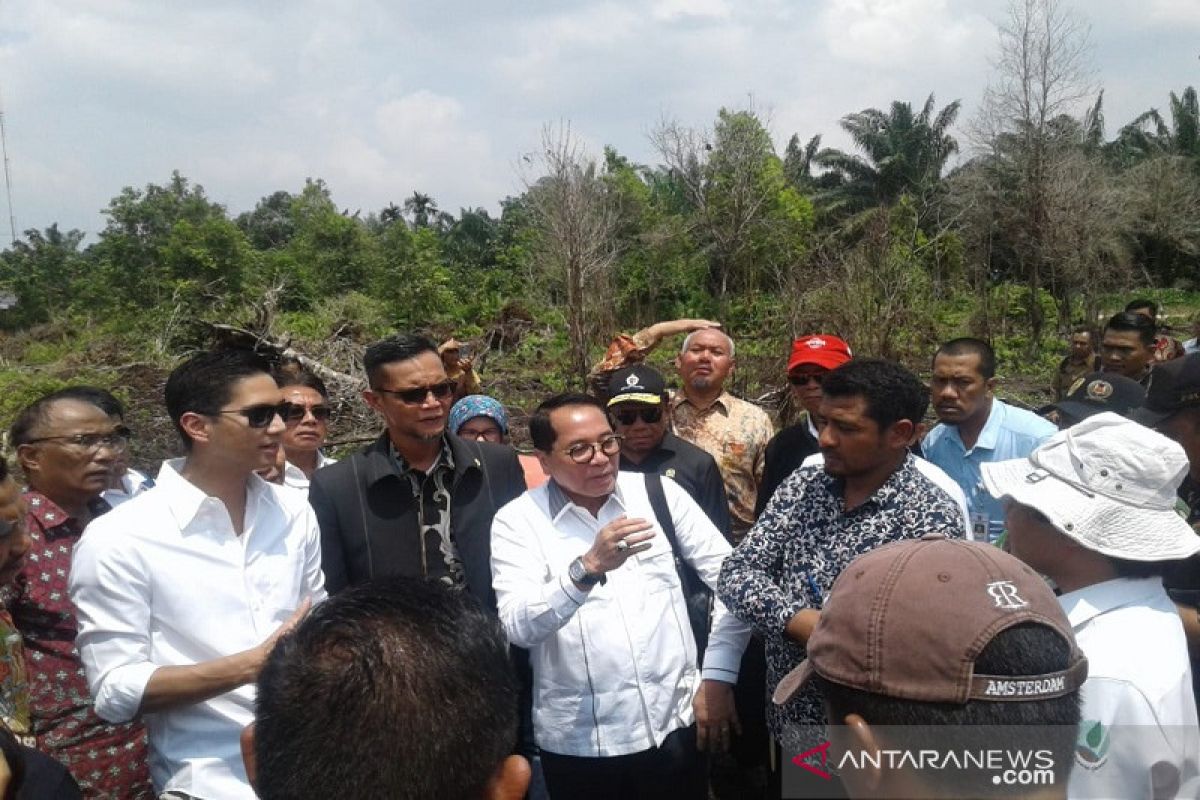 Komisi IV DPR RI tinjau lokasi karhutla Riau cari solusi permanen