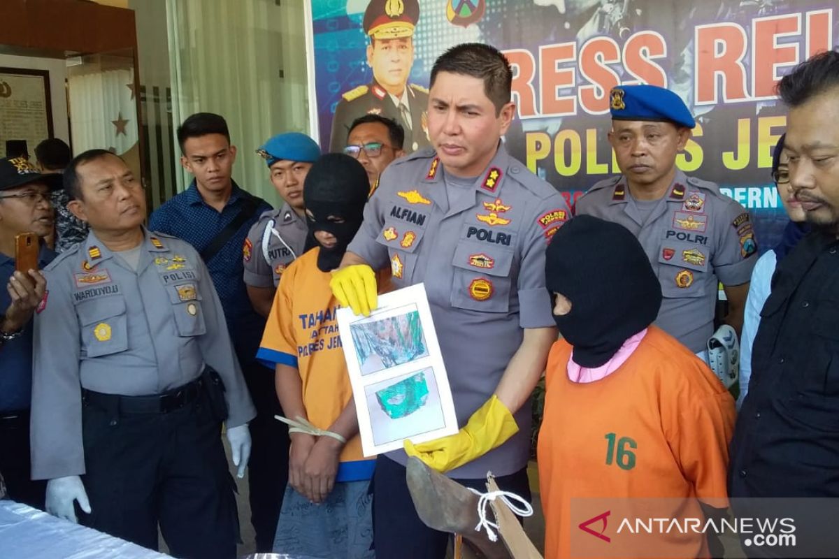 Polres Jember tetapkan istri dan anak korban tersangka pembunuhan yang dicor