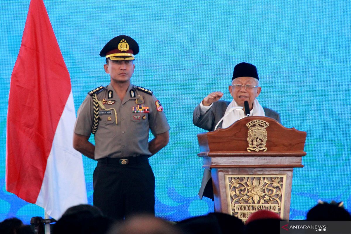 Prilaku intoleran serta radikal hambat tercapainya Indonesia maju, kata Ma'ruf Amin