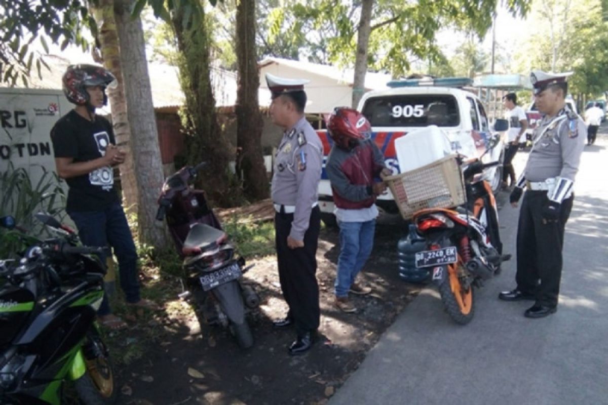 Polres Minahasa jaring 1.035 pelanggar selama Operasi Zebra Samrat 2019