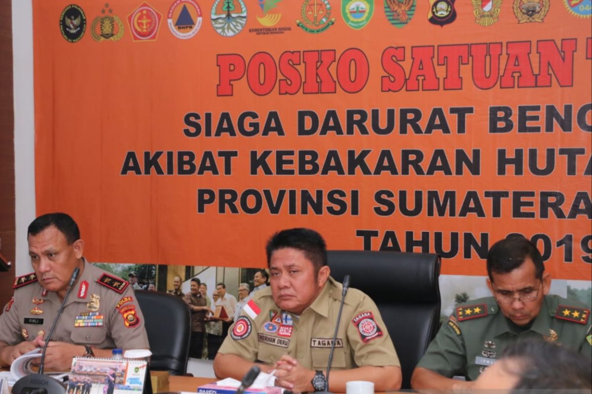 Satgas gabungan evaluasi  penanggulangan karhutla Sumsel