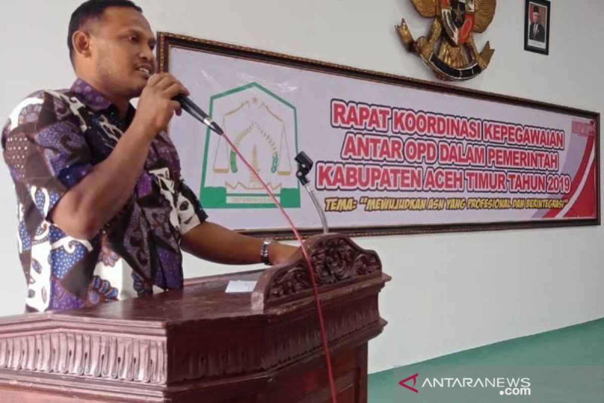 Bupati minta tingkatkan pembinaan ASN di Aceh Timur