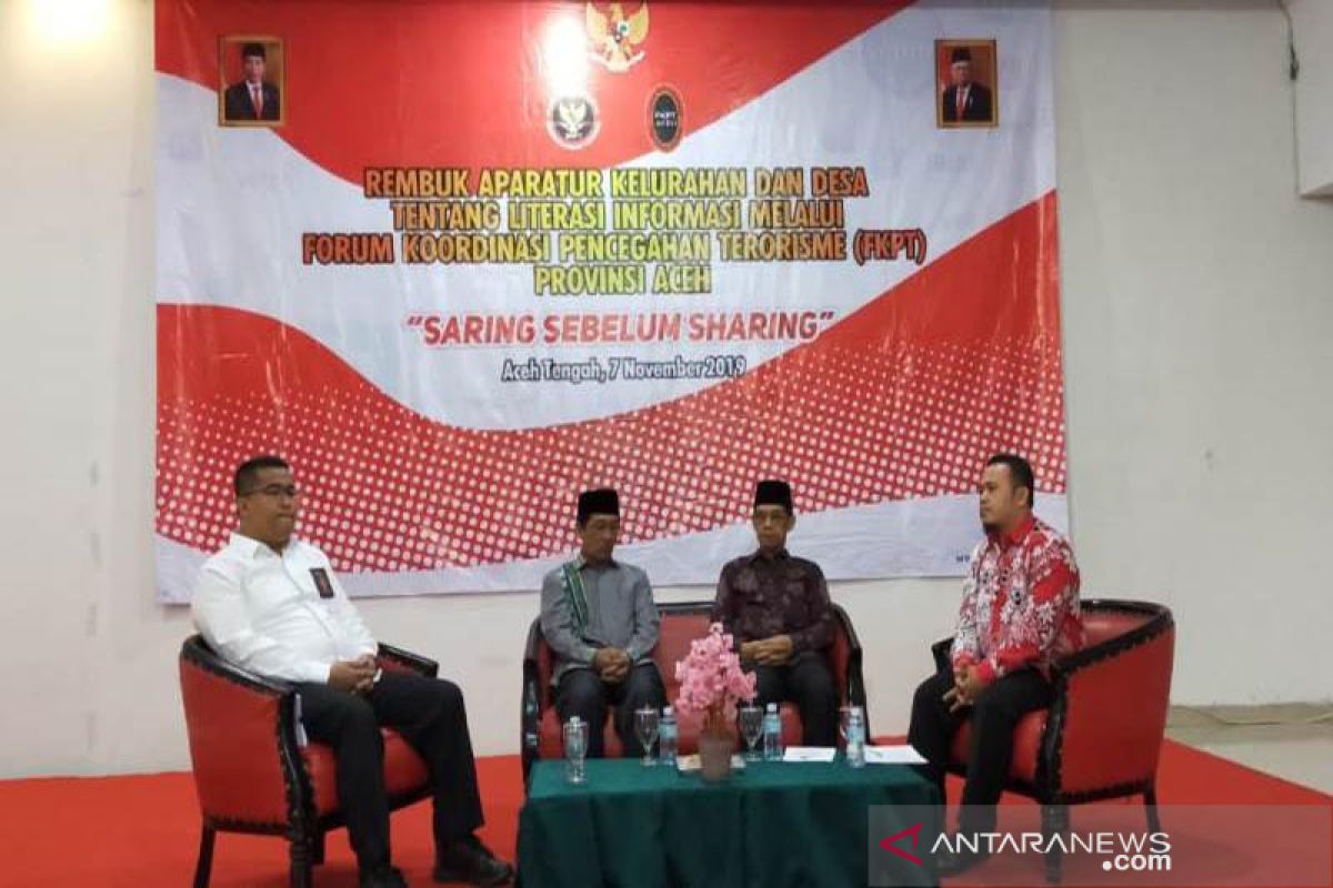 Rembuk literasi, seratusan aparatur desa dibekali pencegahan paham radikal