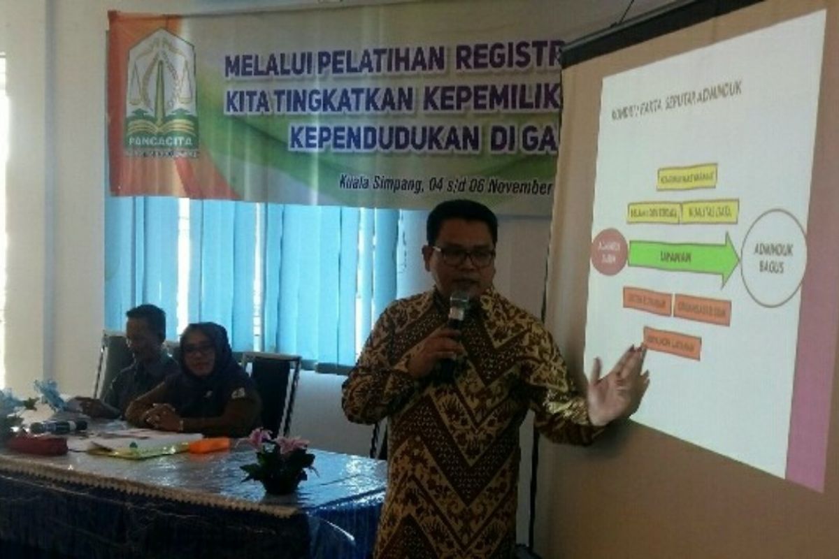 Pemkab Aceh Tamiang tegaskan pentingnya administrasi penduduk