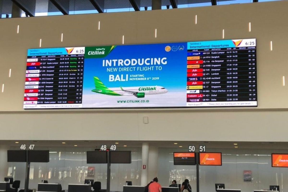 Citilink buka dua rute baru, Denpasar ke Perth dan Denpasar ke Kuala Lumpur